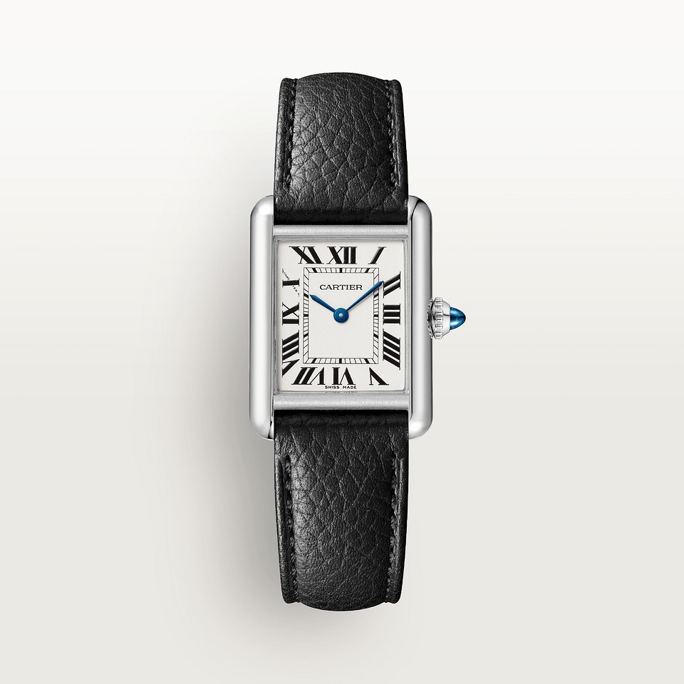 Cartier WSTA0042 : Tank Must Small Quartz Stainless Steel / Silver