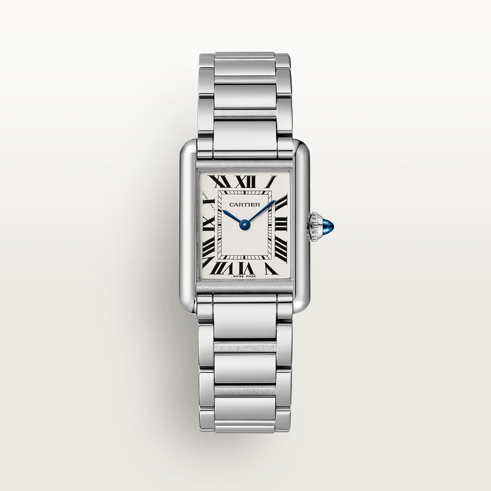 Cartier WSTA0051 : Tank Must Small Quartz Stainless Steel / Silver / Bracelet