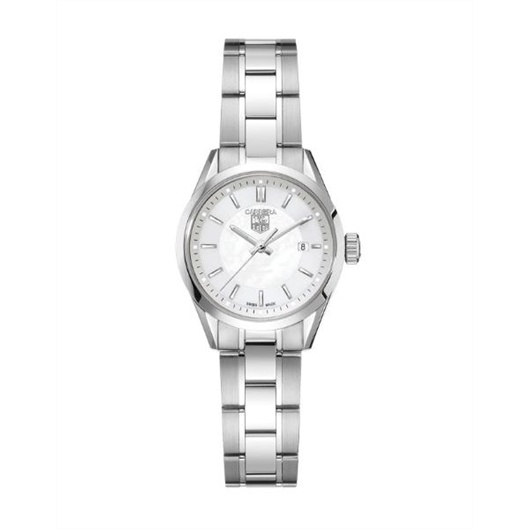 TAG Heuer WV1415.BA0793 : Carrera Quartz 27 Stainless Steel / MOP / Bracelet
