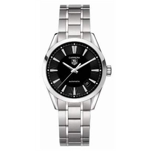 TAG Heuer WV2213.BA0790 : Carrera Calibre 5 36 Stainless Steel / Black / Bracelet