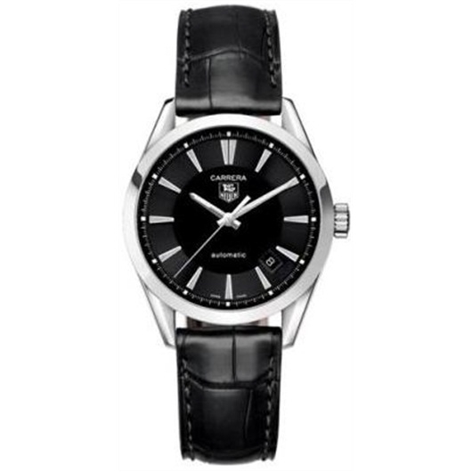 TAG Heuer WV2213.FC6263 : Carrera Calibre 5 36 Stainless Steel / Black / Alligator