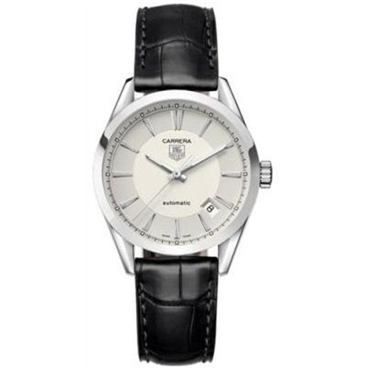 TAG Heuer WV2214.FC6263 : Carrera Calibre 5 36 Stainless Steel / Silver / Alligator