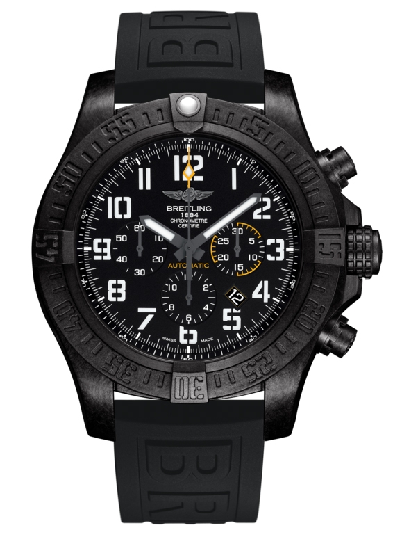 Breitling XB0170E41B1S2 : Avenger Hurricane 12H Breitlight / Volcano Black / Rubber / Pin