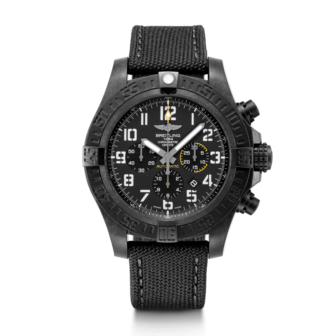 Breitling XB0170E41B1W1 : Avenger Hurricane 12H Breitlight / Volcano Black / Military / Pin