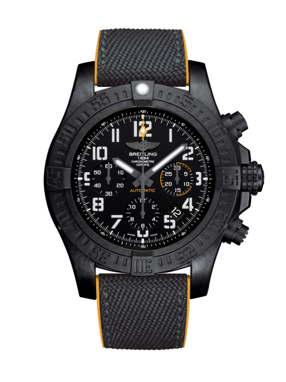 Breitling XB0180E41B1S1 : Avenger Hurricane 45 Breitlight / Volcano Black / Military Rubber / Folding
