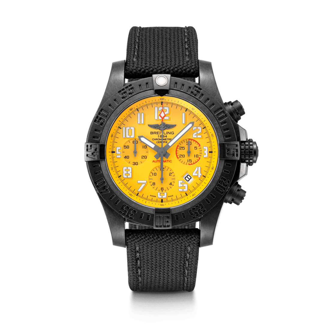 Breitling XB0180E41I1W1 : Avenger Hurricane 45 Breitlight / Cobra Yellow / Military