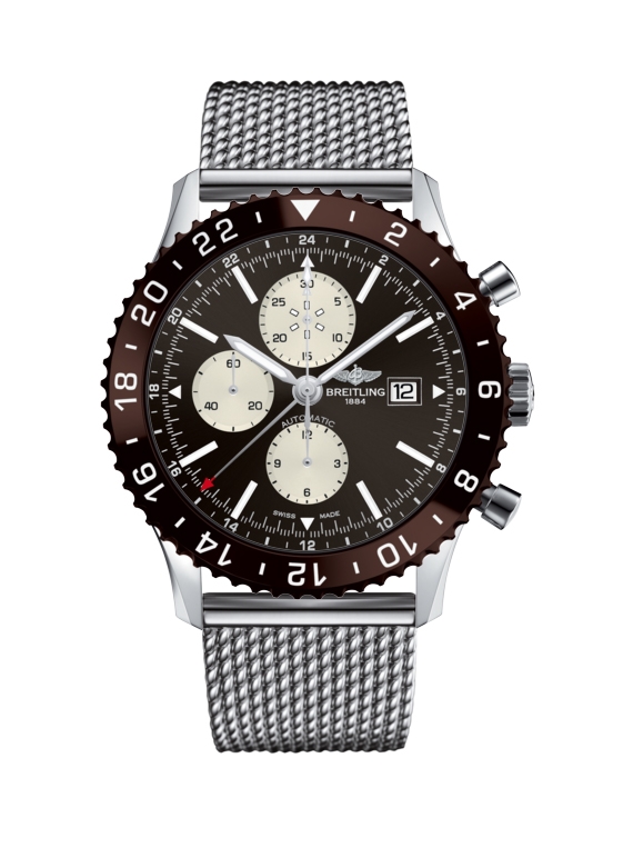 Breitling Y2431033.Q621.152A : Chronoliner Stainless Steel / Bronze / Bracelet