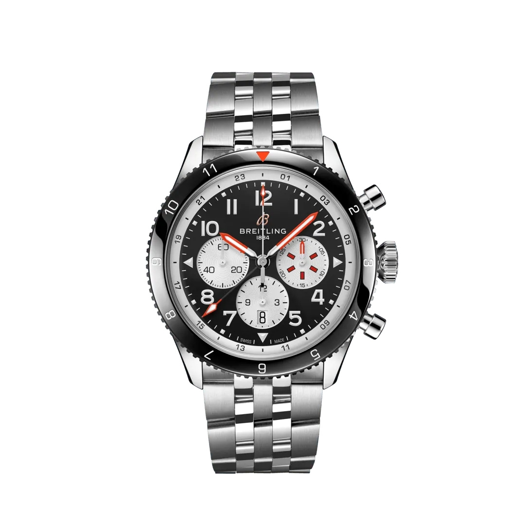Breitling YB04451A1B1A1 : Super AVI B04 Chronograph GMT 46 Mosquito / Bracelet